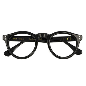 lunettes de vue epos retro ronde e noir model argos