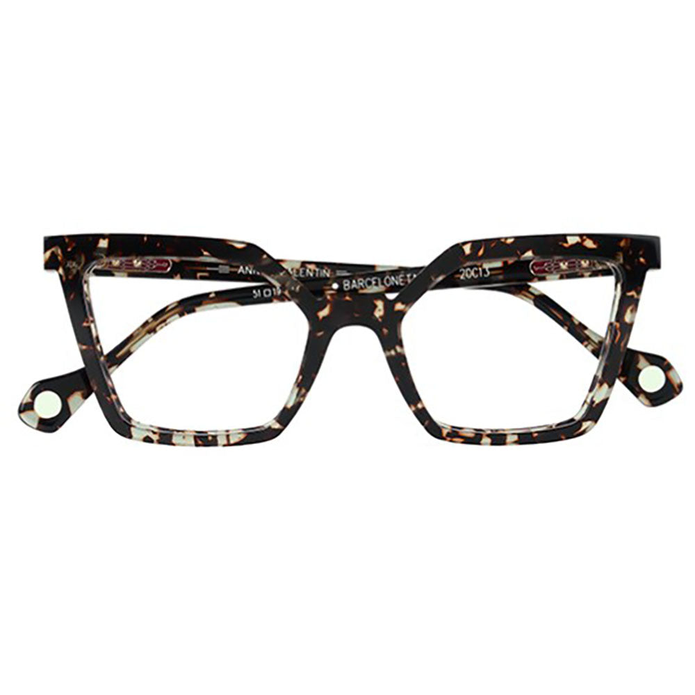 montatura per occhiali da vista anne et valentin tartarugati marrone e grigio modello barceloneta colore 20c13 da donna