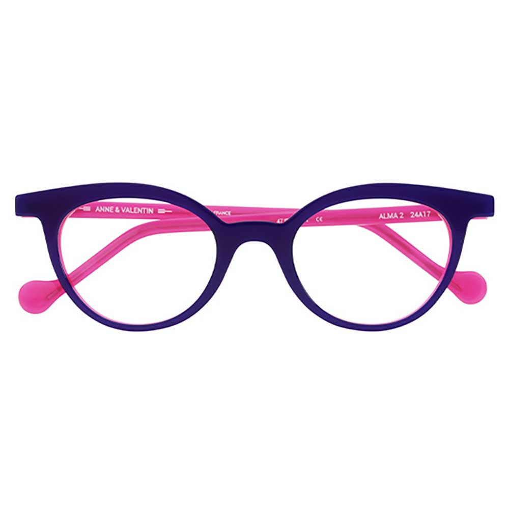 blu pink cat eye from anne et valentin from france model alma