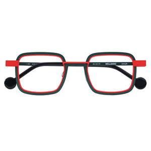 orange green eyewear anne et valentin in titanium hand made in japan