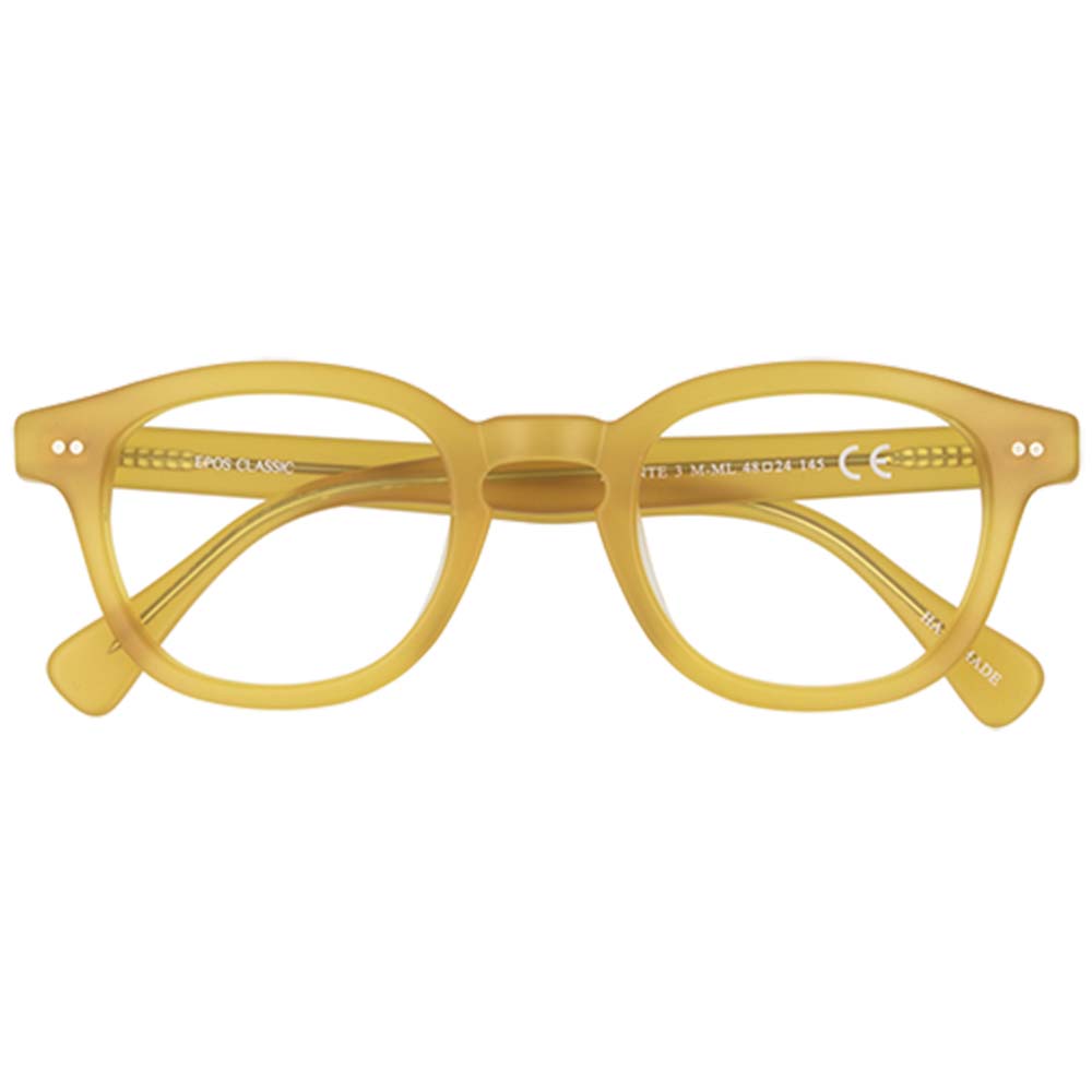 occhiali da vista epos bronte 3 miele giallo opaco