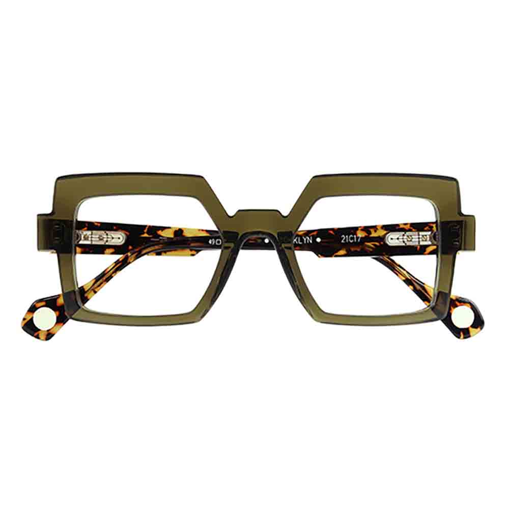 eyewear square and tortoise anne et valentin model brooklyn bold 