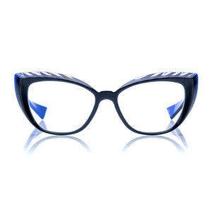 cat eyewear blu hand made in Italy by piero massaro model pm 702 limited edition